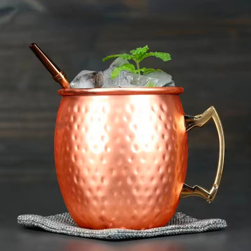 1PC 530ml Stainless Steel Moscow Mule Mug Kitchen Bar Beer Cup Coffee Mug Drinkwares Cup