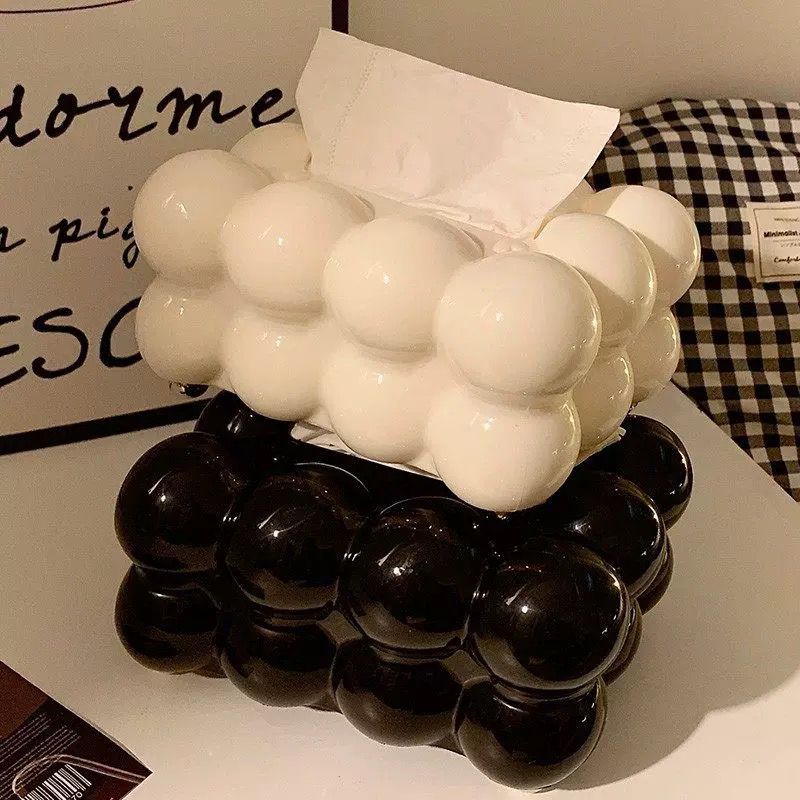 Creative tissue Box Holder living room dining table Paper Drawing Box Fashionable Tissue Storage Box decorative Home Storage