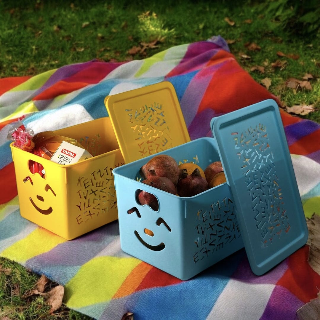 Smile Basket with Cap (3 Pc) Set