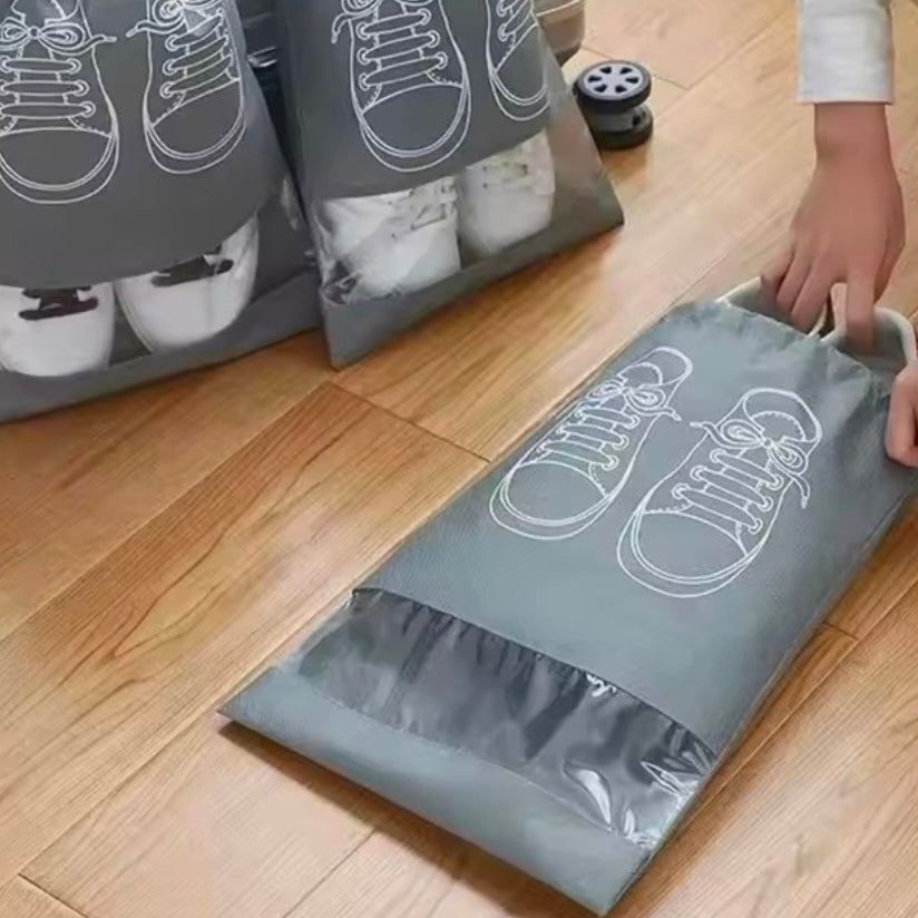 Shoes Storage Bags Closet Organizer Non-woven Travel Portable Bag Waterproof Pocket 692