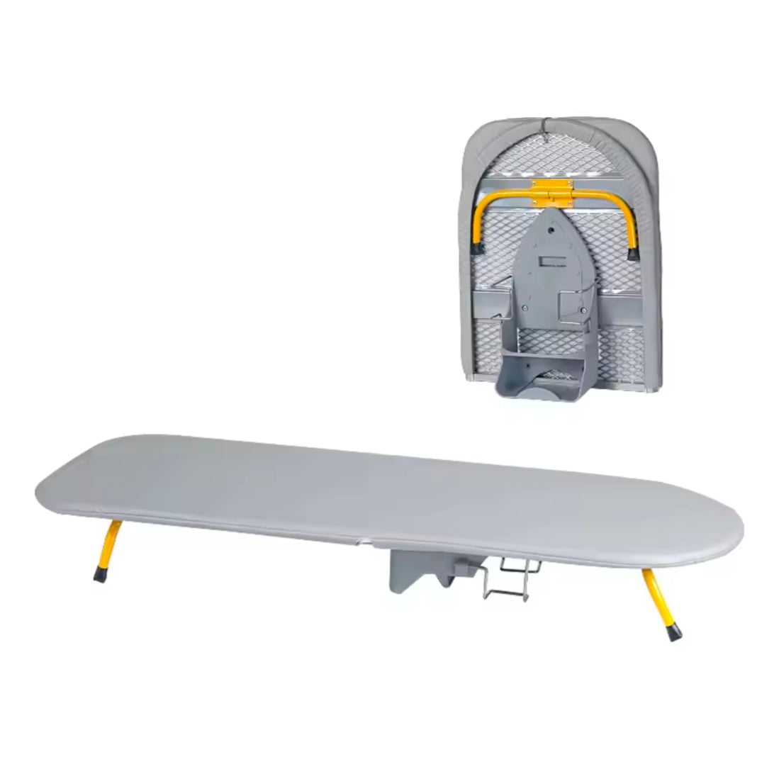 Folding Desktop Ironing Board Compact Mount Fold Down Ironing Board for Small Spaces fron clothes Tabletop Mini Ironing Board