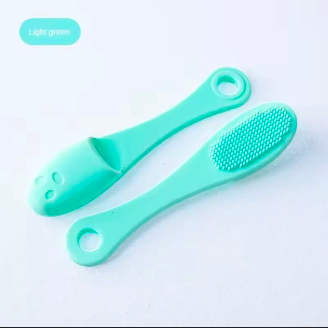 facial Scrub Massage Pad Nose Blackhead Exfoliating Pimples Removal Finger Brush Silicone Mini Face Pore Wash Brush