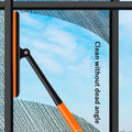 Multifunctional 3 In 1 Glass Window Screen Cleaning Brush Silicone Squeegee Wiper Bathroom Kitchen Home Mirror Washing Tools
