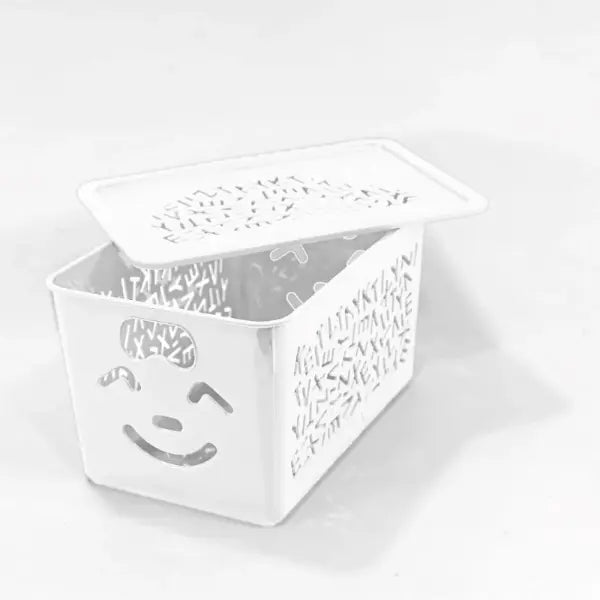Smiley Basket With Cap Plastic 1 Pcs
