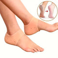 1 Pair Silicone Rubber Gel Socks Anti Cracking Liner Heel Socks Elastic Silicon Moisturizing Foot Skin Care Heel Foot Protection