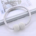 1/2Pcs Pearl Magnetic Curtain Clip Curtain Holders Tie Back Curtain Decor Accessories