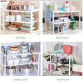Cabinet Organizer Shelves Stackable kitchen Counter Shelves Cabinet Organizer And Storage Pantry Organizer