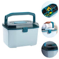 Plastic Storage Box Medical Box Organizer Double-Layer Multi-Functional Portable Medicine Cabinet Family Emergency first aid kit
