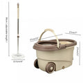 Falt Squeeze Mop 360 Degree Rotatable Stainless steel Basket Microfiber Pads Cleaning Floor Mop Bucket Extended Handle Home