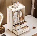 Cosmetics Storage box Desktop Large Capacity Makeups Organizer Countertop Dustproof Cosmetic Skincare Storage for Home Bathroom