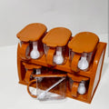 Cooking Joie Plus 6 Pcs Kitchen Spice Jar Organizer Rack