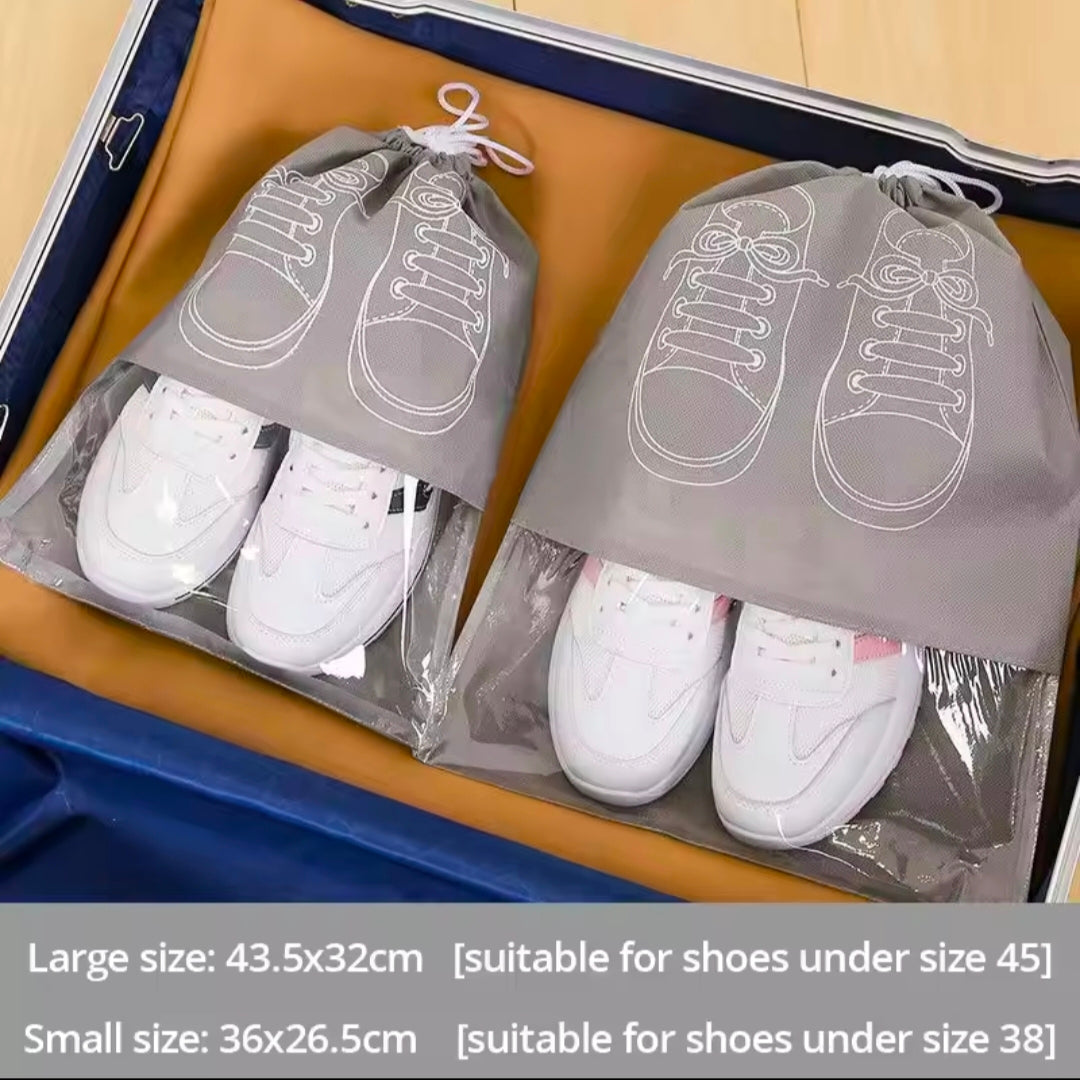 Shoes Storage Bags Closet Organizer Non-woven Travel Portable Bag Waterproof Pocket 692