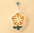 1PC Cute Cartoon Hanging Towel For Wiping Hands Absorbent Soft Towel With Hanging Loop For Bathroom Supplies