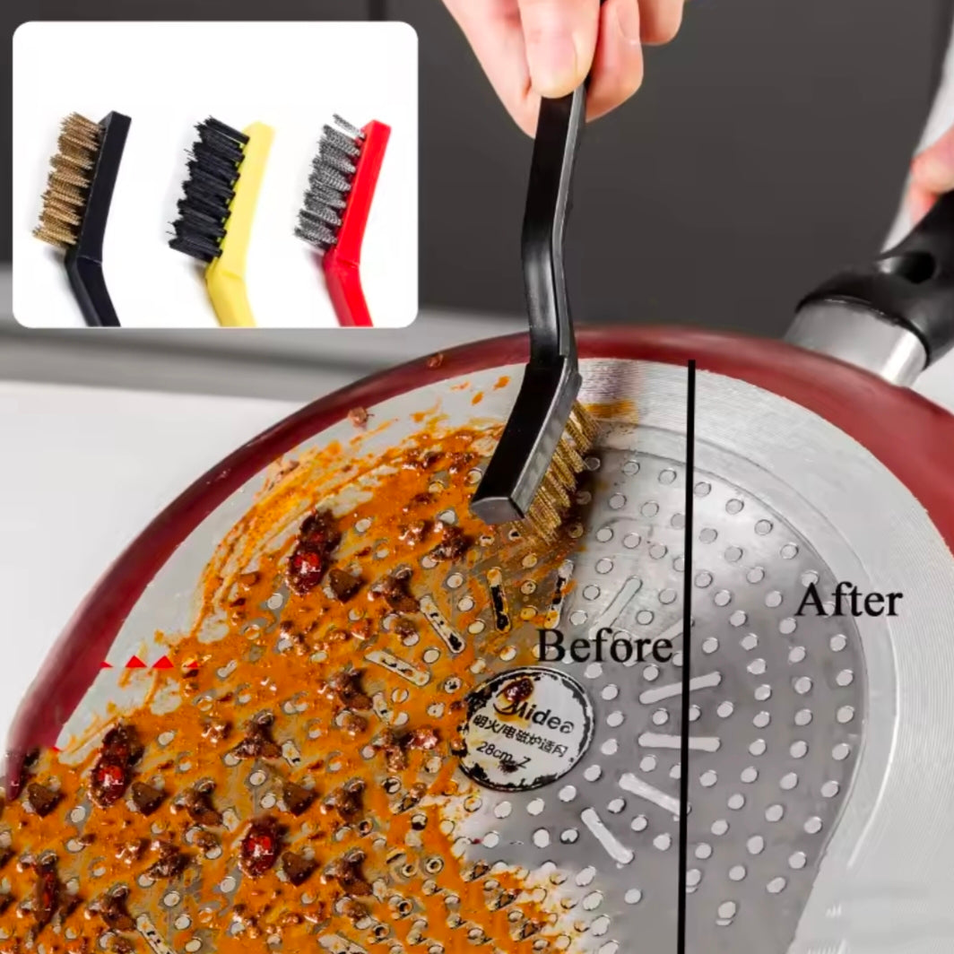 Kitchen Cleaning Wire Brush 3 PC set