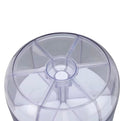 6 Grids Grain Dispenser Rotation Grain Storage Tank Insect Proof Grain Sealed Container For Home Kitchen