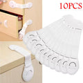 Child Safety Cabinet Lock Baby Proof Security Protector Drawer Door Cabinet Lock Plastic Protection Kids Safety Door
