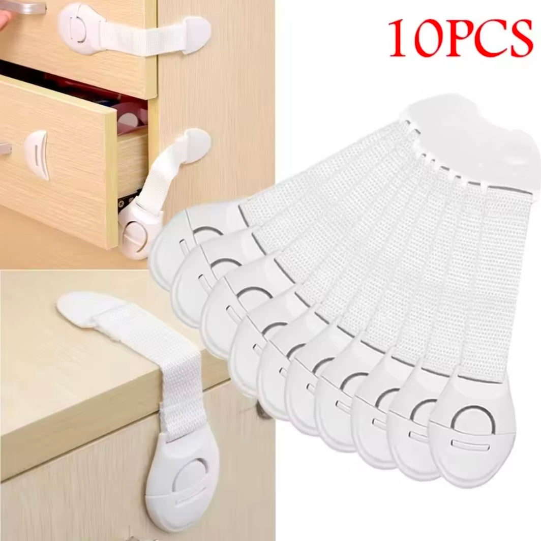 Child Safety Cabinet Lock Baby Proof Security Protector Drawer Door Cabinet Lock Plastic Protection Kids Safety Door