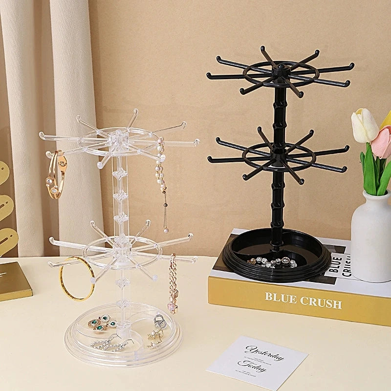 Multifunctional 360 Jewelry Box – Rotating Storage Tower