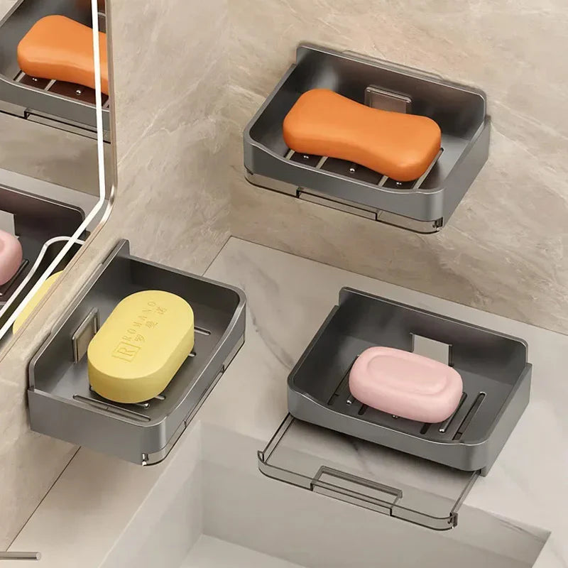 Soap Holder Tray – Non-Slip Plastic Dish for Sink Use