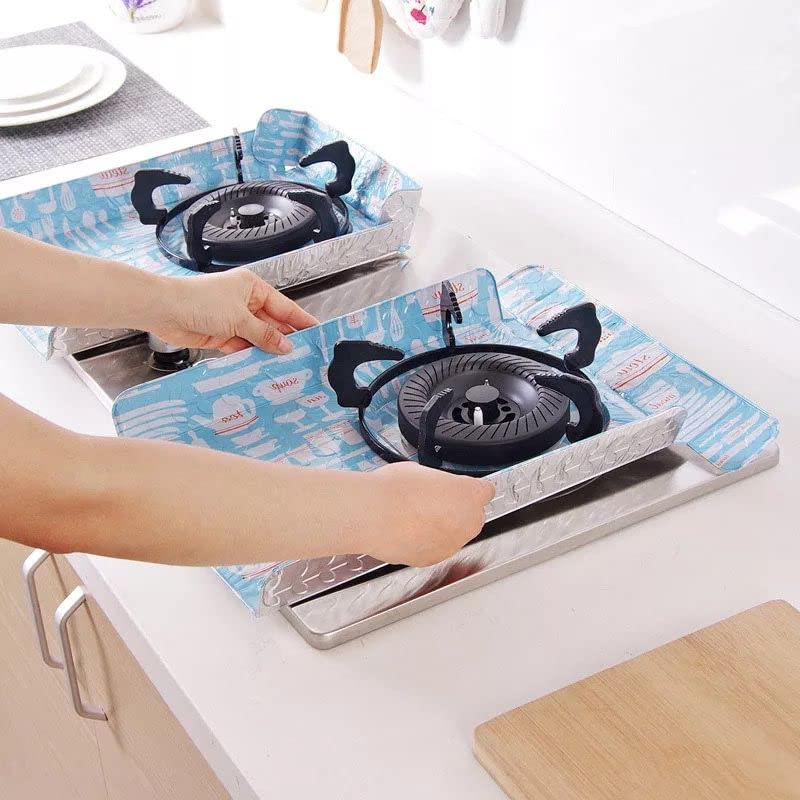 Tin Foil Stove Protectors – Reusable, Non-Stick, Easy Fit