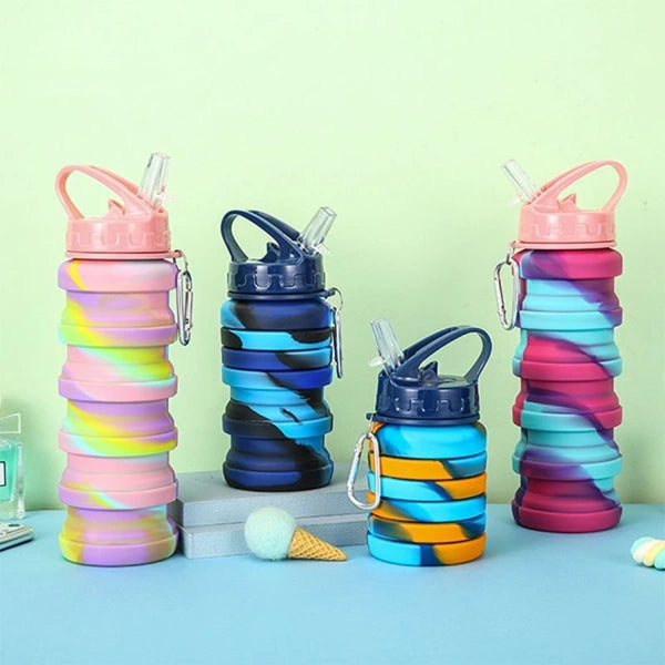 Silicone foldable water bottle 500 ML